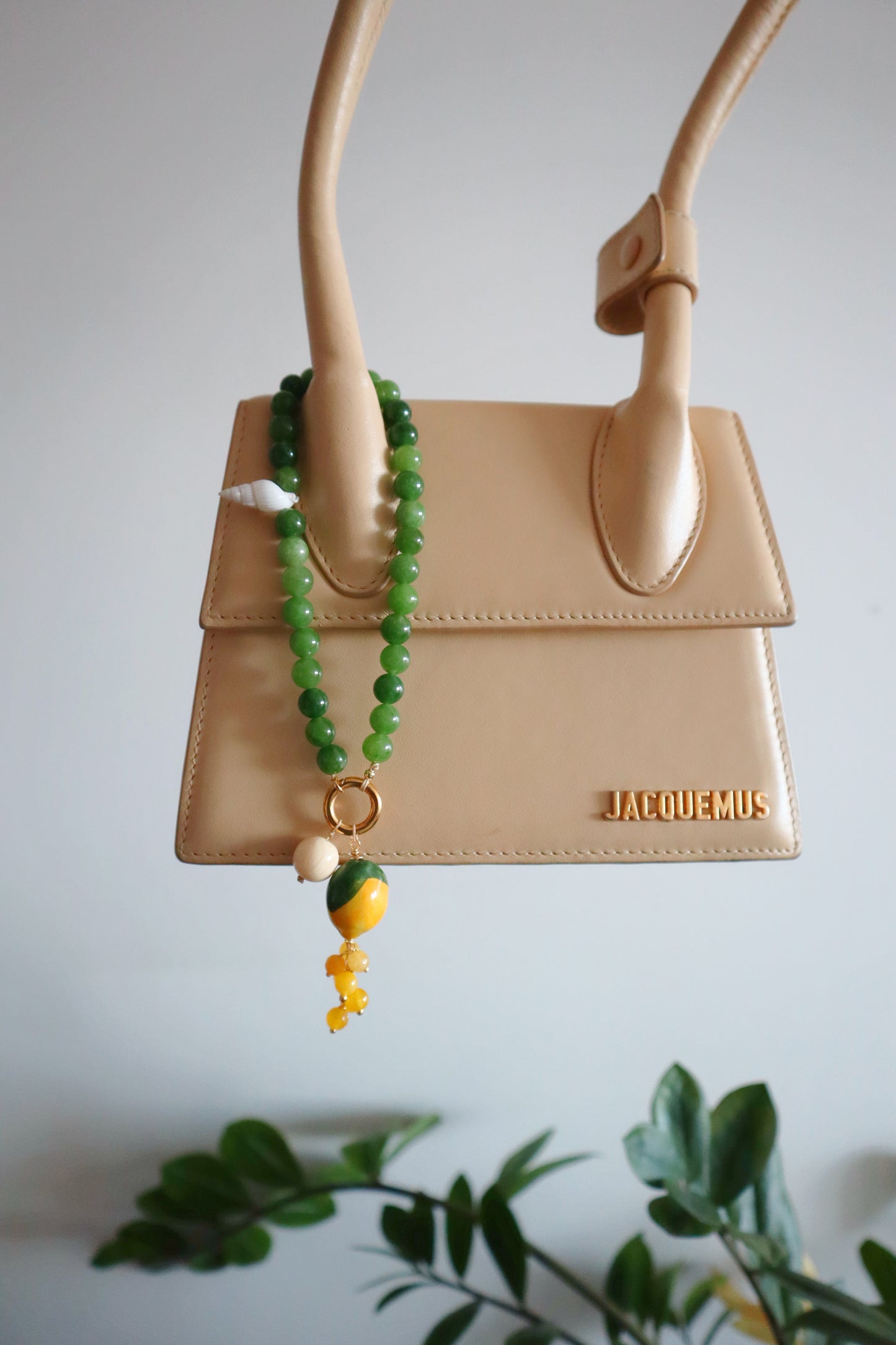 Green bag charm