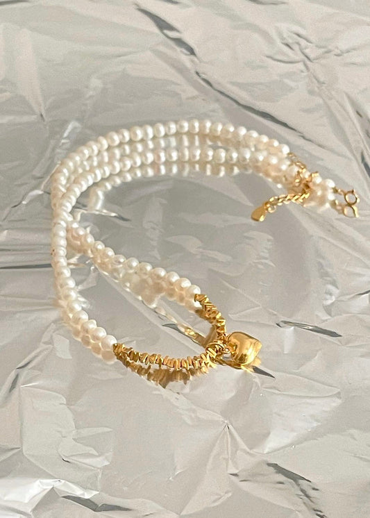 Heart Pearl Necklace