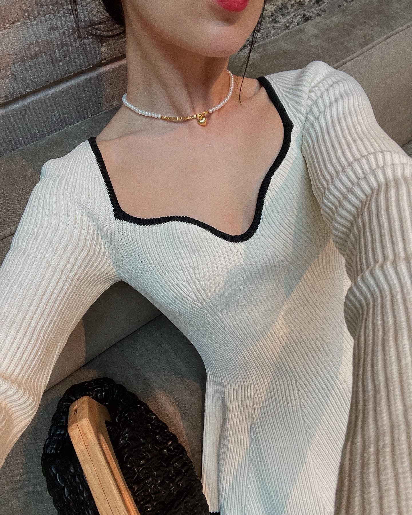 Heart Pearl Necklace