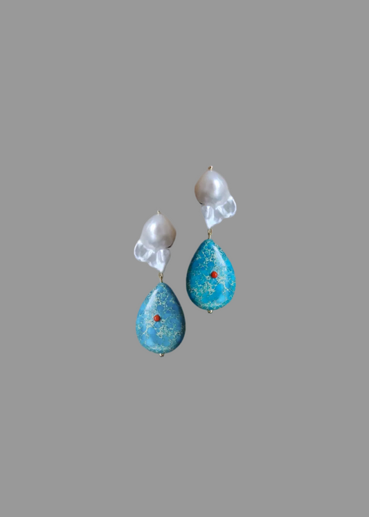 Turquoise earrings
