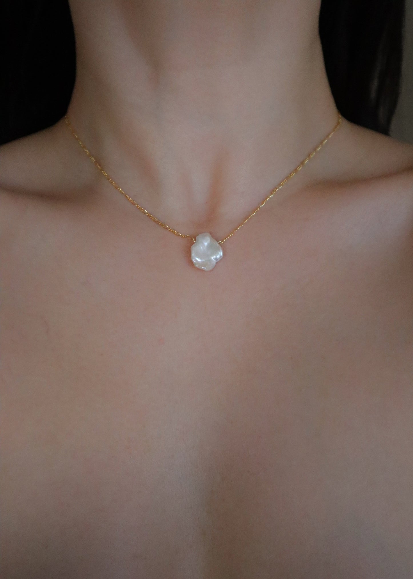 Leave necklace