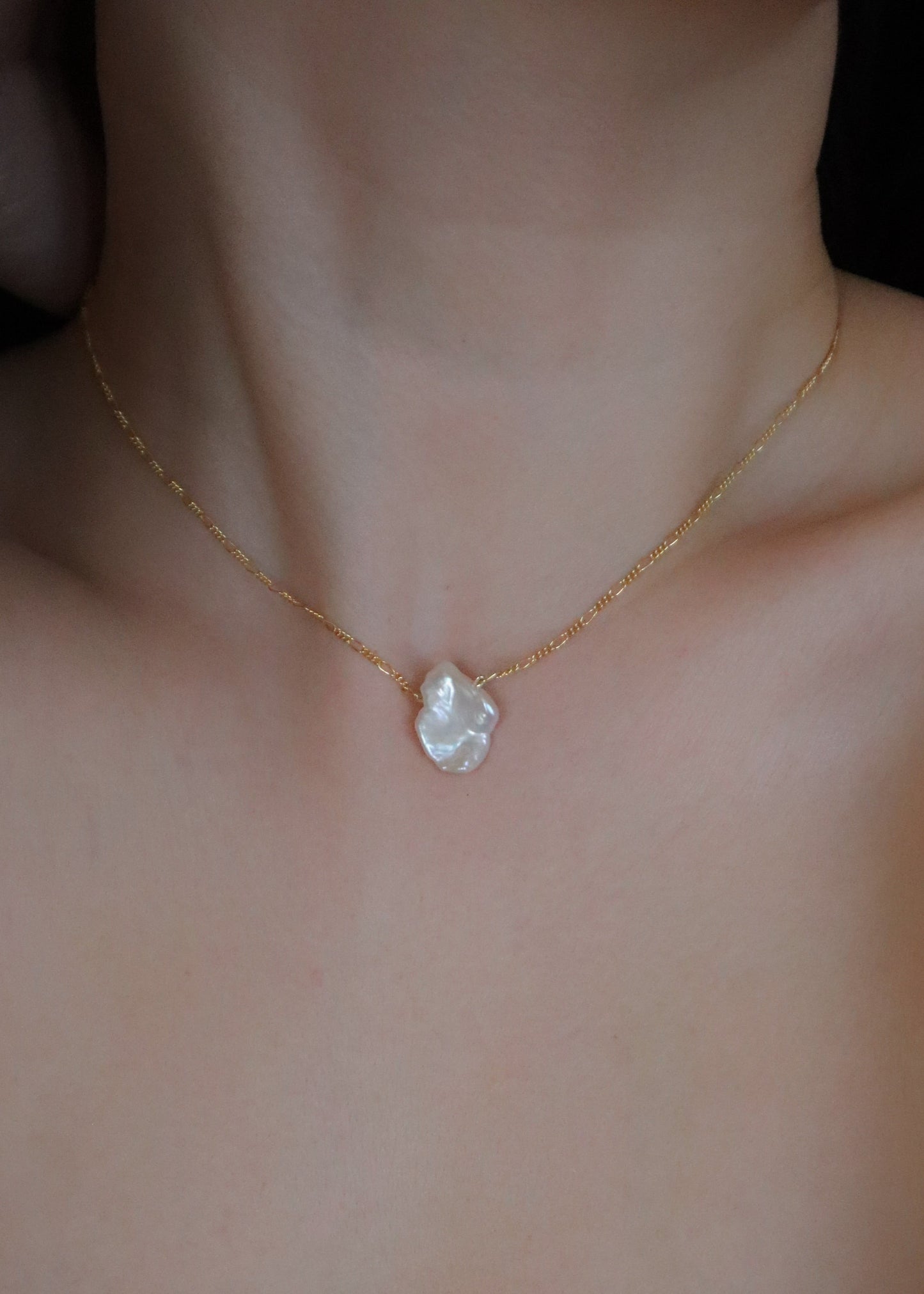 Leave necklace