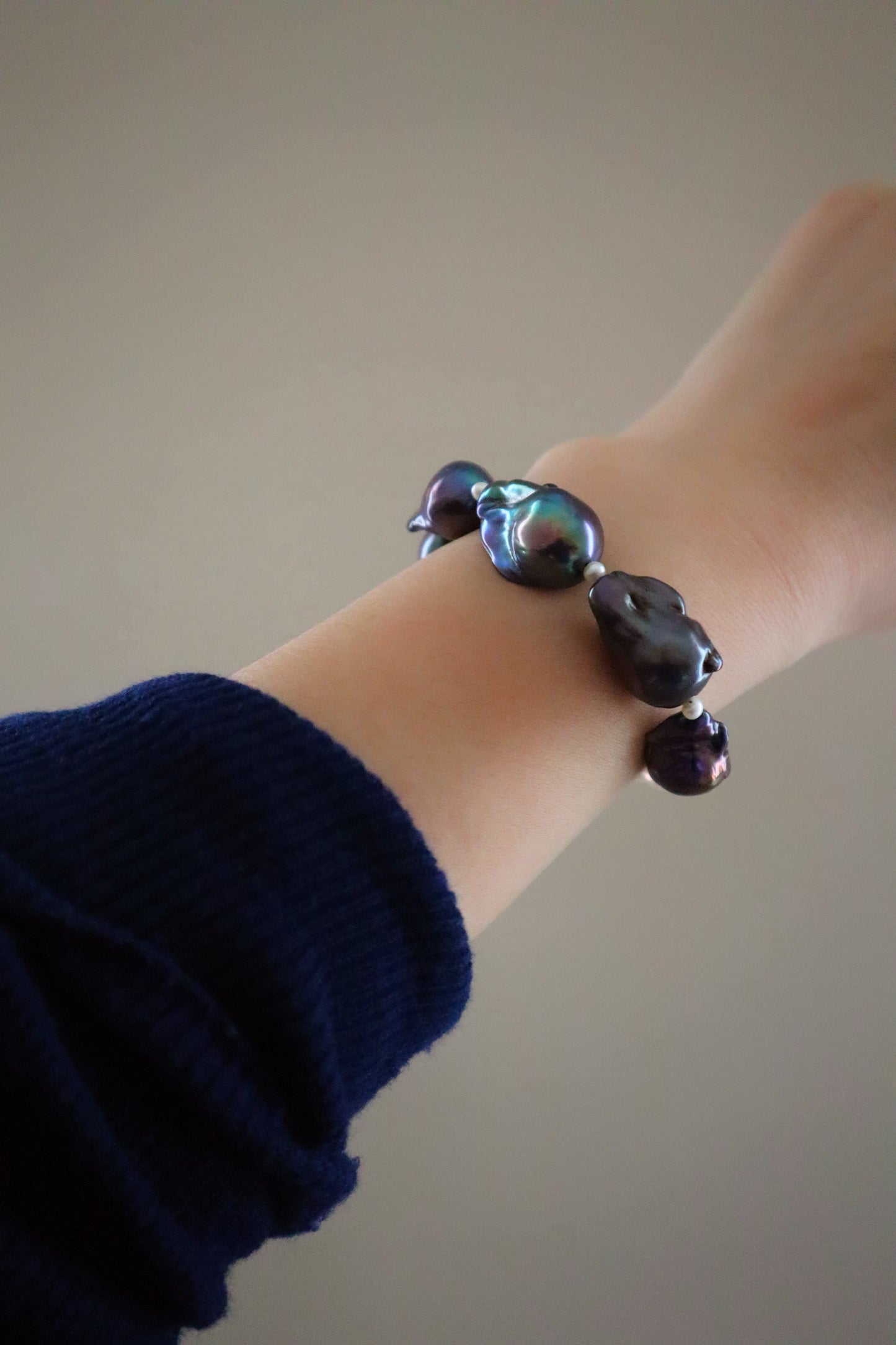 Tahitian baroque bracelet
