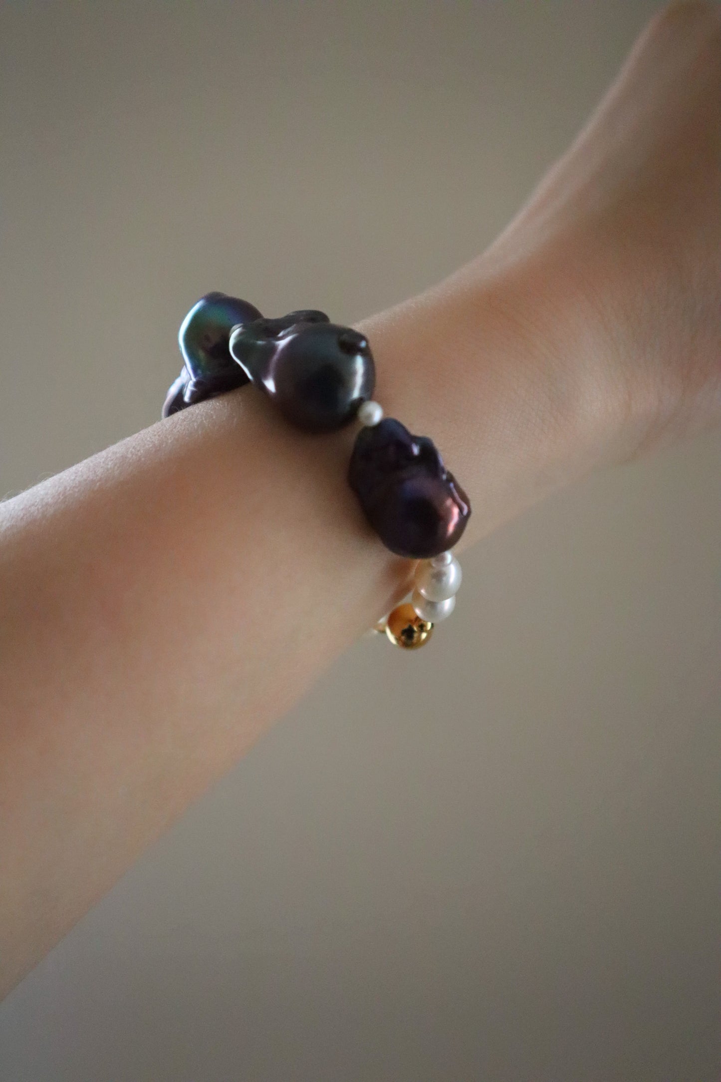 Tahitian baroque bracelet