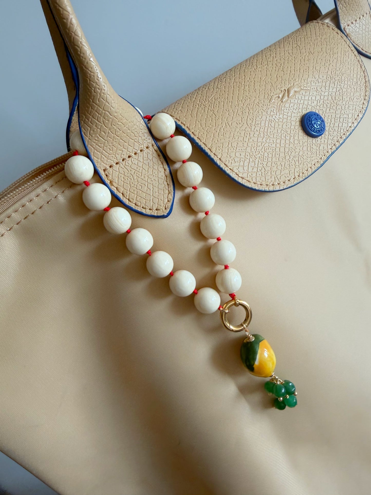 Lemon bag charm