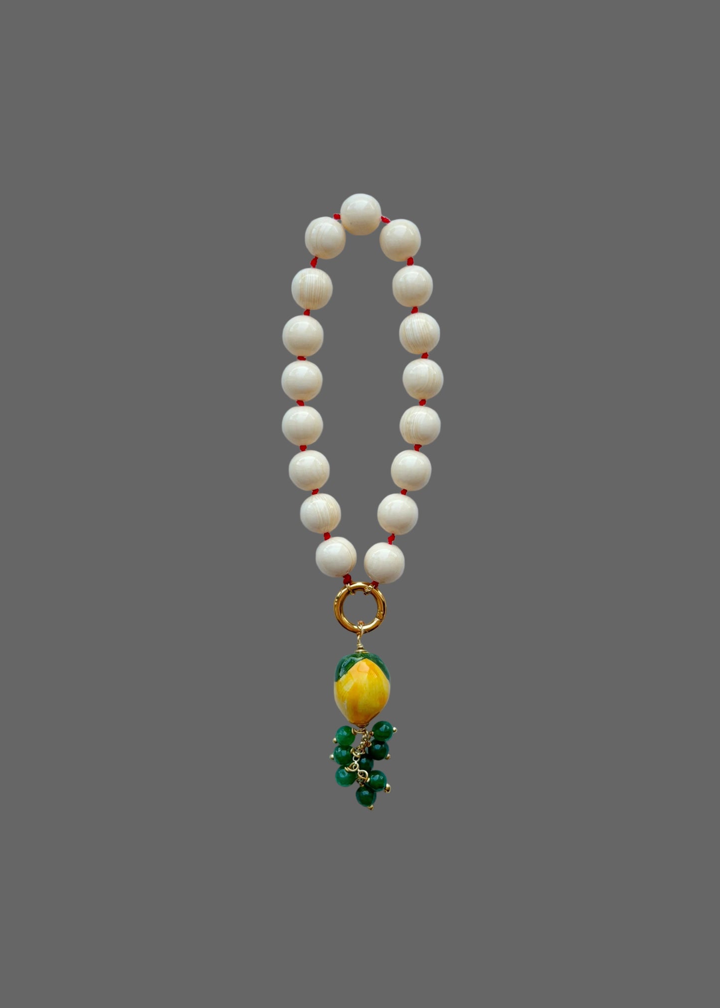 Lemon bag charm