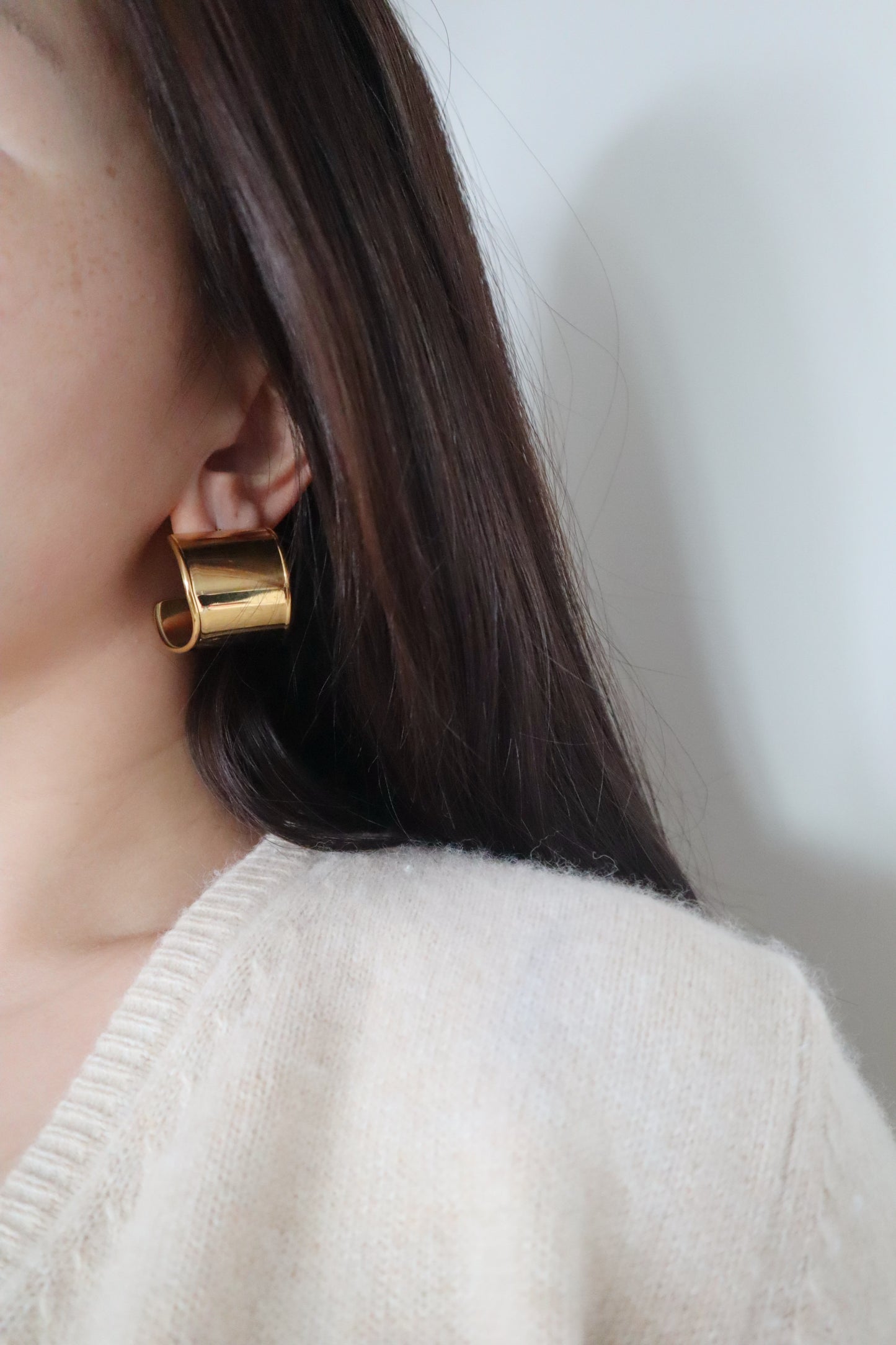 Tisha hoop earrings