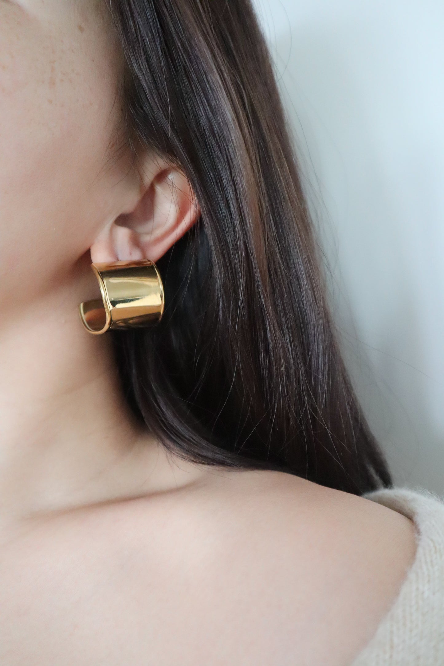 Tisha hoop earrings