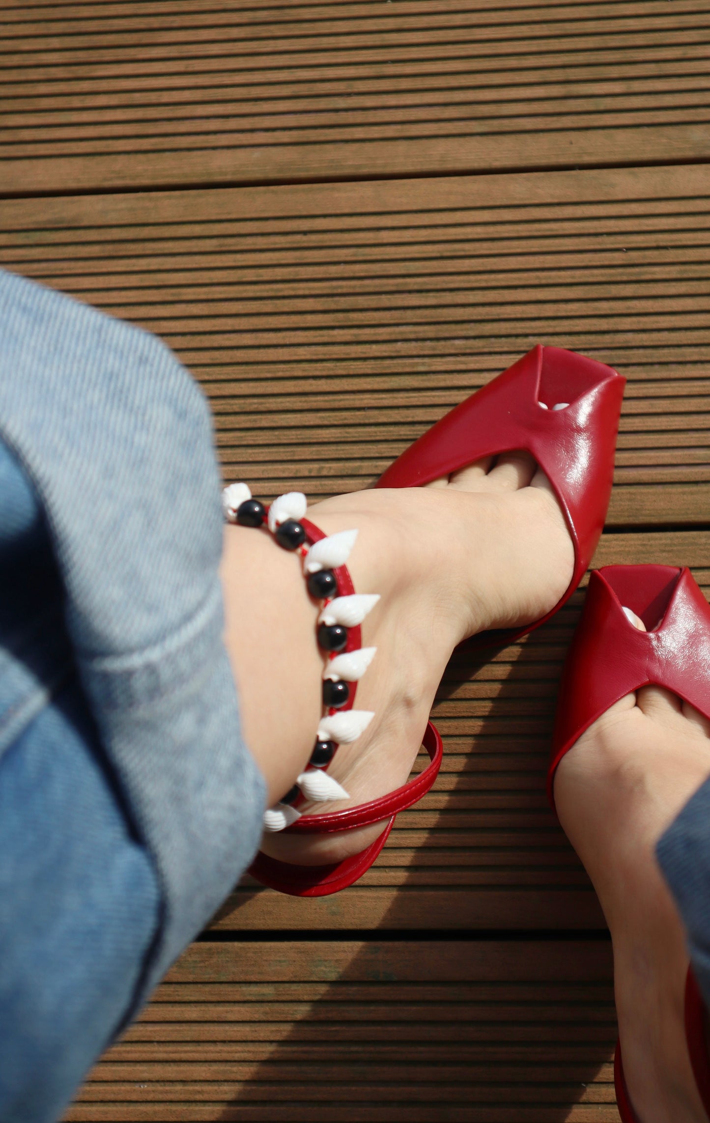 Shell anklet