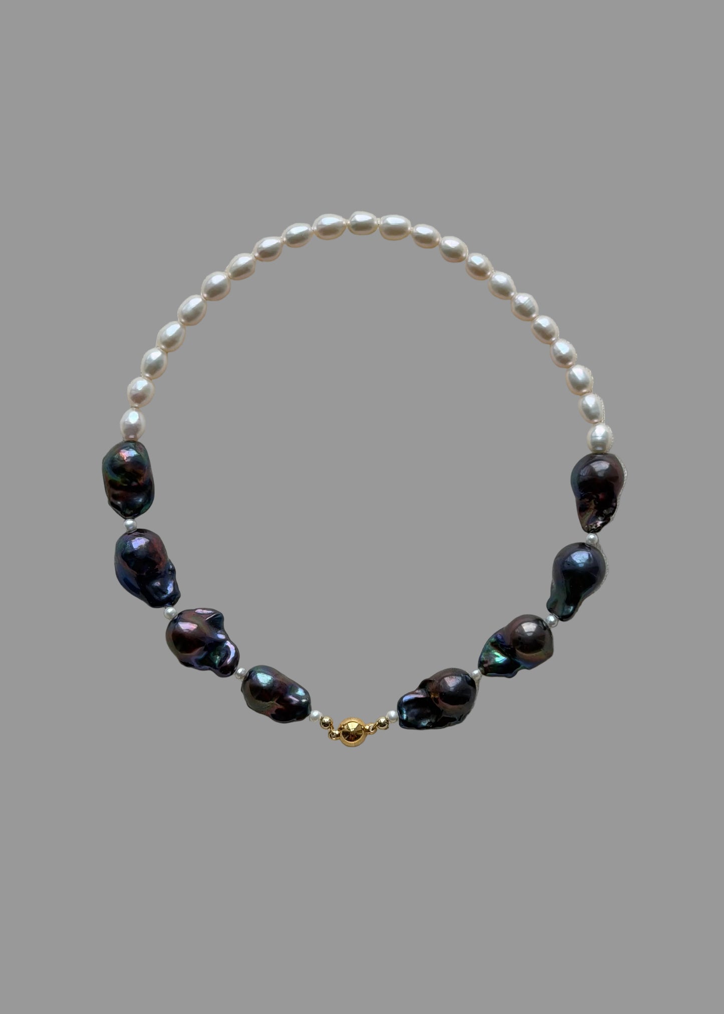 Tahitian baroque necklace