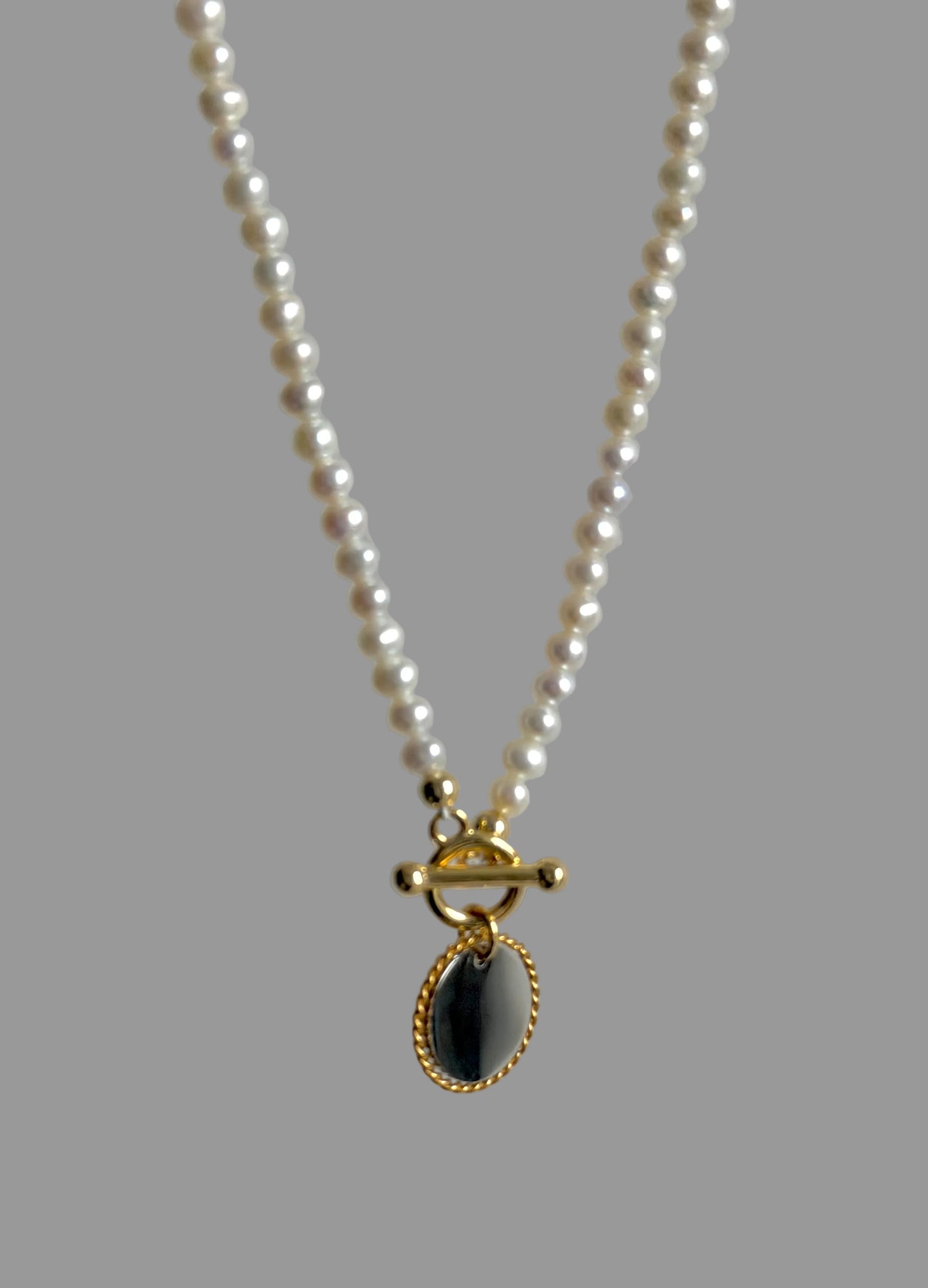Engravable round pendant p.necklace